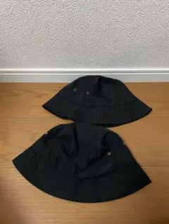 H&M 帽子バケットハットブラック2個セット
