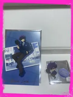 ★ブルーロック★まねきねこ★ミニアクリルスタンド+ポストカード★ 烏旅人★新品②