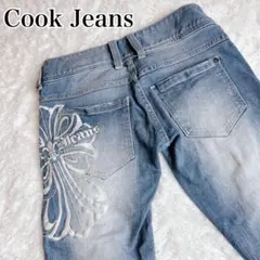 Cook Jeans 刺繍デザイン デニムパン Y2Kのサムネイル