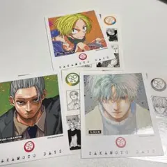 SAKAMOTO DAYS フォトカード&ステッカーコレクション3種セット