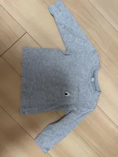 グレー Tシャツ ポケット付き サイズ90