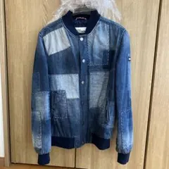 トミーフィルフィガーデニム　ジャケット　パッチワーク　S