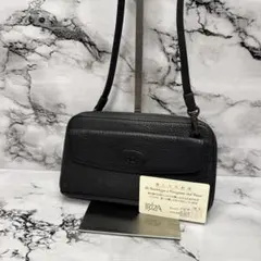 (未使用品)大人気、イビザ、ショルダーウォレット、オールレザー、シボ革、人気色