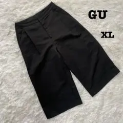 良品❤️GU/レディース ブラック ワイドパンツサイズXL