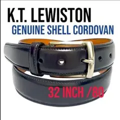 【極美品】K.T.Lewiston シェルコードバン ベルト 32/80のサムネイル