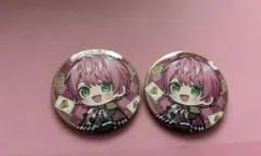 騎士X てるとくん缶バッジ2個セット