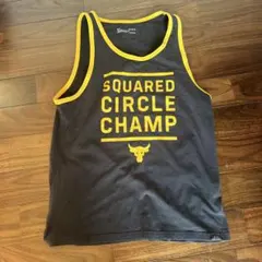 Under Armour HeatGear タンクトップ M ネイビー/イエロー