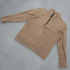 b2846 McGREGOR【L】ベージュ ハーフジップ トレーナーのサムネイル