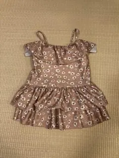 花柄 ワンピース水着 110サイズ