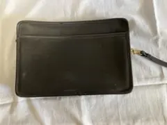 オールドコーチ　クラッチバッグ　セカンドバッグ　本皮　ブラック