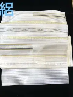 ♦️逸品 市松横線 絽の名古屋帯の作り帯 - メルカリ