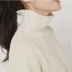 美品　SEVEN TEN by MIHO KAWAHITO パールネックニットのサムネイル