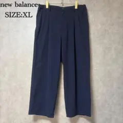 New Balance パンツ ネイビー XL 伸縮 ワイド タックのサムネイル