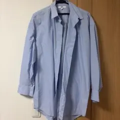 UNIQLO 長袖シャツ ライトブルー XLサイズ　レディース