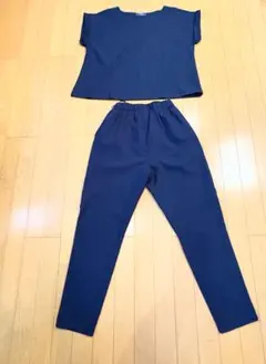 【値下げ交渉応じます】ネイビー パンツセットアップ【入学式・卒業式・結婚式】