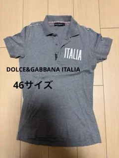 DOLCE&GABBANA ポロシャツ ITALIA グレー 46 - メルカリ