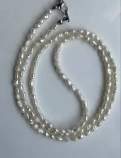 淡水パールネックレス　アレルギー対応　ベビーパール　ケシパール