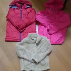 値引き！アウター まとめ売り 130 140 フリース 中綿