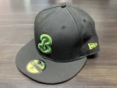 【希少】横浜ベイスターズ　New Era キャップ 7 1/2 黒/緑/黄