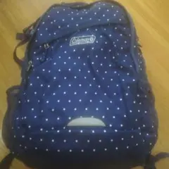 Coleman ネイビー・ドット リュック