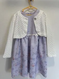 美品 anyFAM エニィファム 花柄ワンピース&ジャケット サイズ130