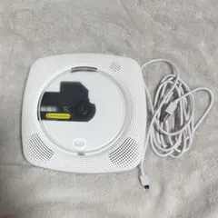 CDプレーヤー ホワイト Bluetooth リモコン付