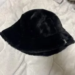 VAR ZAR フリース バケットハット 黒