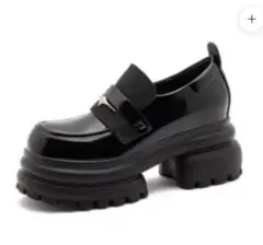 ★新品★ぞうねこチャンネル★厚底ローファー 38【24cm】