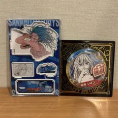 【新品】 サカモトデイズ　名場面ジオラマフィギュア　缶バッジ　セット　赤尾リオン