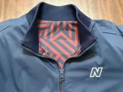 値下げ！美品＊NEW BALANCE リバーシブル ジップジャケット ネイビーのサムネイル