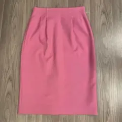 ユナイテッドアローズ　ピンク タイトスカート ひざ丈