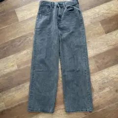 GU ジーユー バギージーンズ丈長め グレー 80cm 31