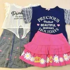女の子 夏服 120 セットアップ　まとめ売りのサムネイル