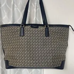 Samantha Thavasa トートバッグ ベージュ/ネイビー