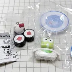 サンリオキャラクターズ お寿司キーチェーン ガチャ けろっぴ キティ