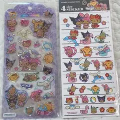 新品　ドロップジェリーシール　日焼け　キティ　サンリオ　クロミ　マイメロ