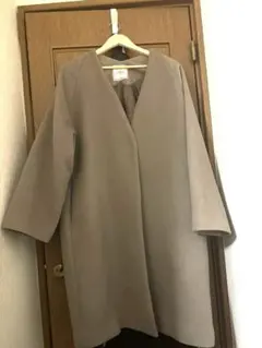 ショートビーバーノーカラーコート