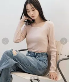 LOWRYSFARM ローリーズファーム 2WAYリブタイトロングスリーブ