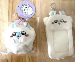 新品★ちいかわ★フンワリ…モモンガおくるみマスコット＆カードホルダーのサムネイル