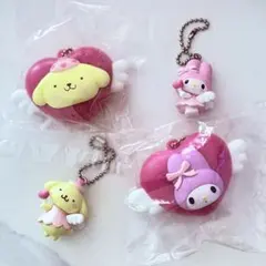 サンリオ 夢見るエンジェルライトスイング マイメロ ポムポムプリン ガチャガチャ