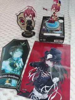 ツイステ　リドル　アクリルスタンド　ポストカード　シール　4個セット