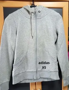 PUMA フリースフード付きパーカー XS/S グレー