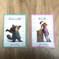 夕*闇様 ズートピア2 入場者特典カード ニック ニブルス