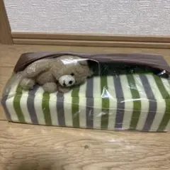ted2 クマのぬいぐるみ付きティッシュボックス