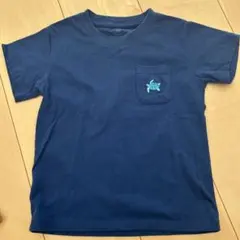 ネイビー ポケット付き Tシャツ 100cmのサムネイル