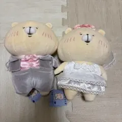 ともだちはくま　ウエディング　新郎新婦　ぬいぐるみ ともだちはくまウェディングぬいぐるみさいきたむむ新郎新婦