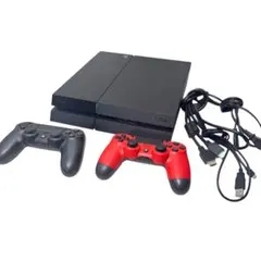 【動作品】PS4本体 CUH-1000A ブラック コントローラー2個付き