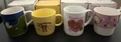 【新品】リラックマ・ムーミンマグカップ 4個セット