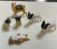 可愛いミニチュア犬フィギュア 7体セット