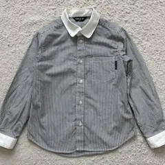 コムサイズム　長袖ストライプシャツ　フォーマル　卒園式　入園式　入学式　110